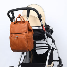 Leather Diaper Bag Baby Mummy Maternity Bag