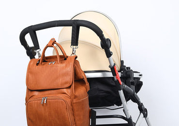 Leather Diaper Bag Baby Mummy Maternity Bag